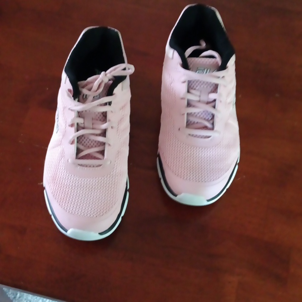 Ladies' Lightweight Pink Athletic Sneakers